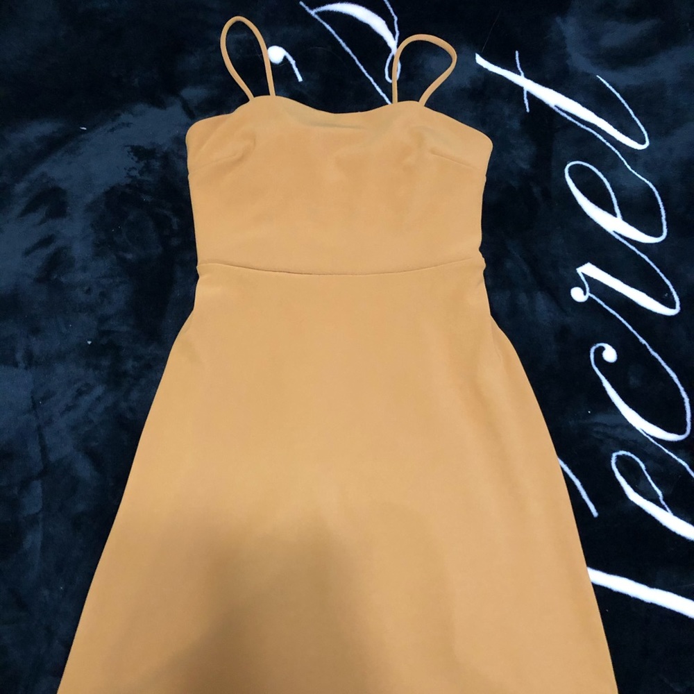 Musard Yellow Backless Dress